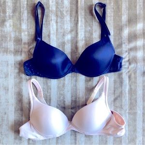 Two Victoria’s Secret push-up bras